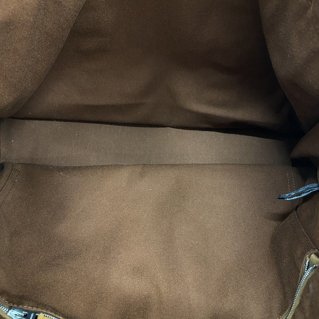 Hermes Tote Fourre Tout MM Canvas Brown Silver — view 4