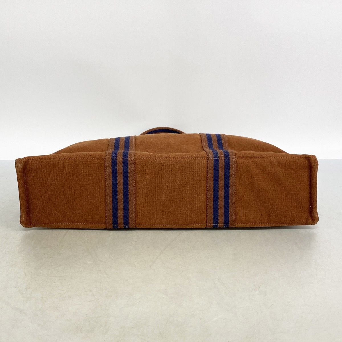 Hermes Tote Fourre Tout MM Canvas Brown Silver — view 3