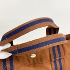 Hermes Tote Fourre Tout MM Canvas Brown Silver — view 8