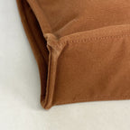 Hermes Tote Fourre Tout MM Canvas Brown Silver — view 6