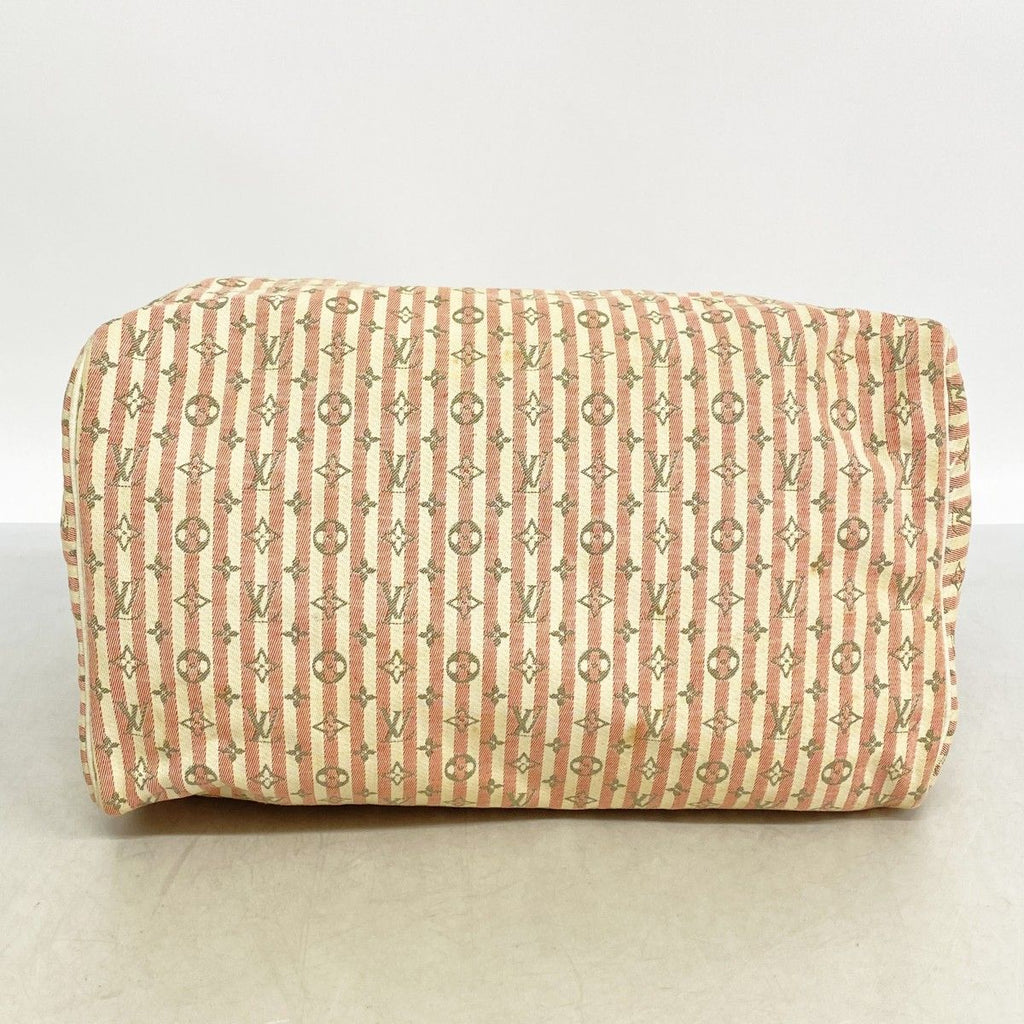 Louis Vuitton Handbag Monogram Mini Lin Croisette Speedy 30 Rouge — view 3