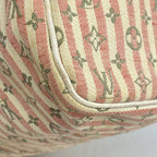 Louis Vuitton Handbag Monogram Mini Lin Croisette Speedy 30 Rouge — view 6
