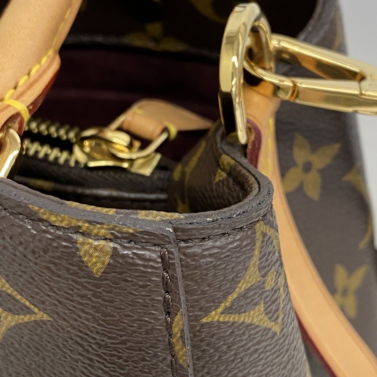 Louis Vuitton Handbag Monogram Montaigne BB Brown 2-Way — view 6