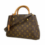 Louis Vuitton Handbag Monogram Montaigne BB Brown 2-Way