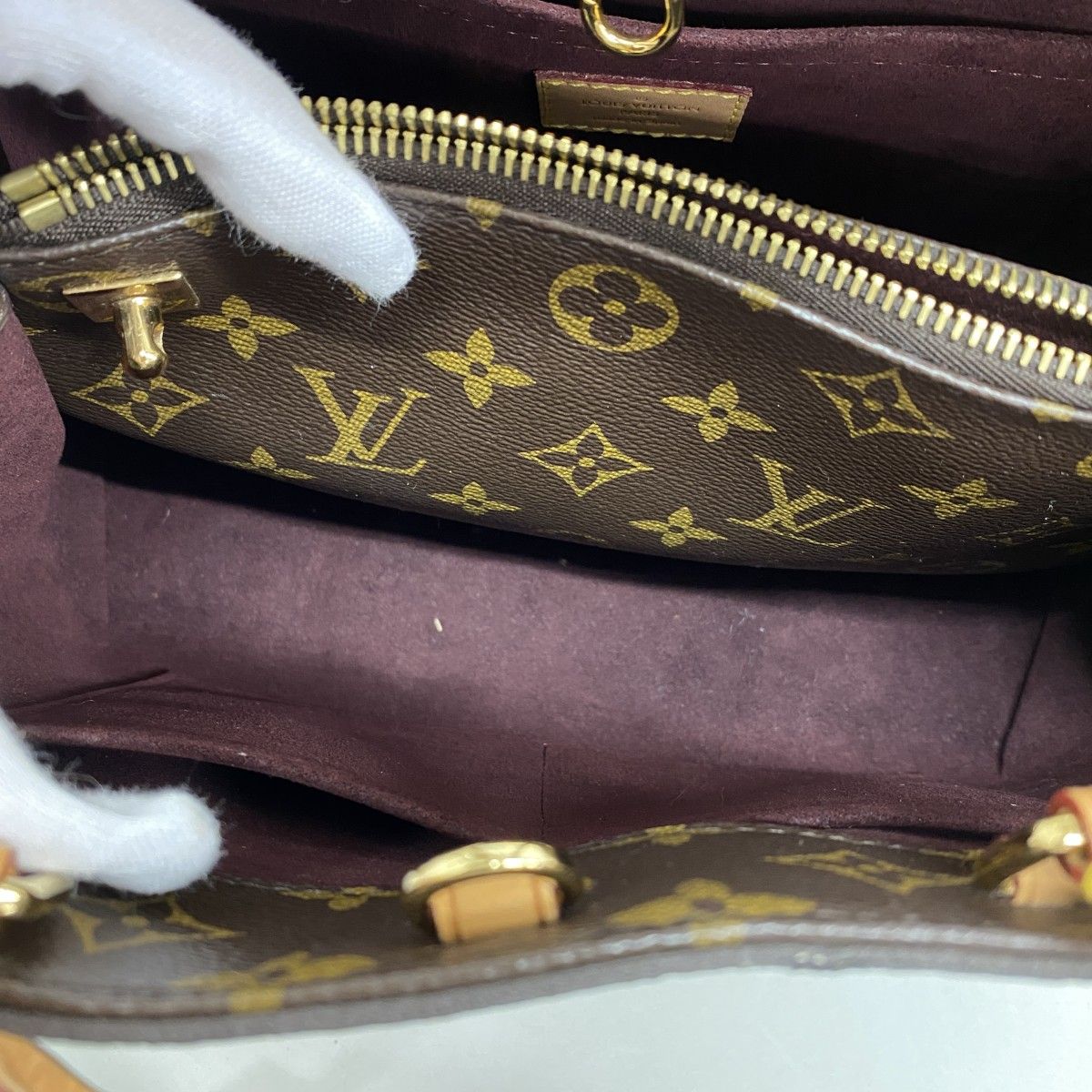 Louis Vuitton Handbag Monogram Montaigne BB Brown 2-Way — view 9