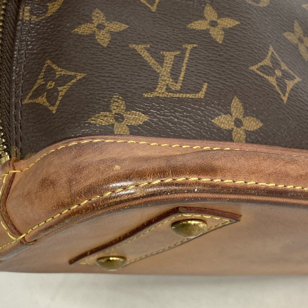 Louis Vuitton Handbag Monogram Alma BB Brown — view 6