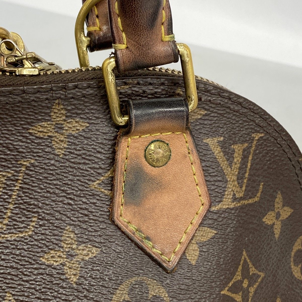 Louis Vuitton Handbag Monogram Alma BB Brown — view 9