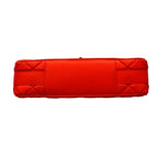 Chanel Handbag Quilted Lambskin Red Silver 2-Way — view 3