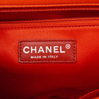 Chanel Handbag Quilted Lambskin Red Silver 2-Way — view 5