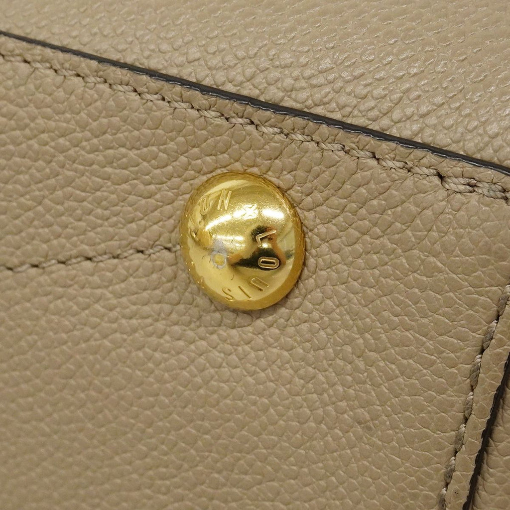 Louis Vuitton Handbag Monogram Empreinte Bicolor Montaigne BB Tourtelle Cream — view 8