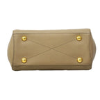 Louis Vuitton Handbag Monogram Empreinte Bicolor Montaigne BB Tourtelle Cream — view 3