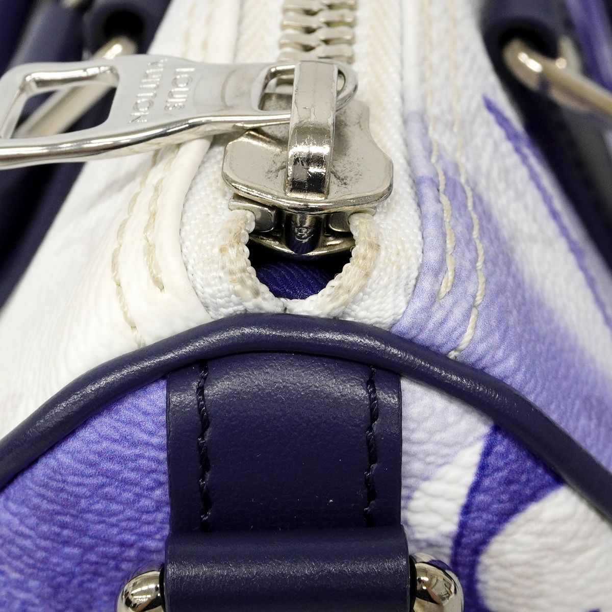 Louis Vuitton Handbag Monogram Water Color Keepall XS Blue 2-Way — view 6