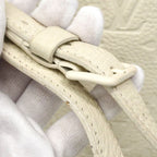 Louis Vuitton Shoulder Bag Monogram Taurillon Soft Trunk Blanc — view 8