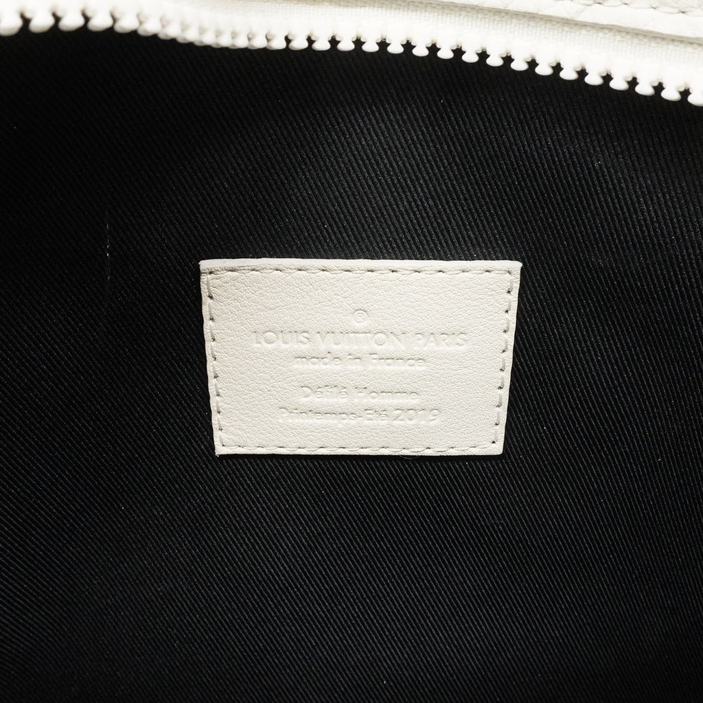 Louis Vuitton Shoulder Bag Monogram Taurillon Soft Trunk Blanc — view 5