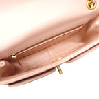 Chanel Shoulder Bag Quilted Lambskin Pink Gold — view 4