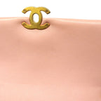 Chanel Shoulder Bag Quilted Lambskin Pink Gold — view 9