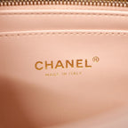Chanel Shoulder Bag Quilted Lambskin Pink Gold — view 5