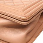 Chanel Shoulder Bag Boy Lambskin Pink Silver — view 6
