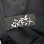 Hermes Tote Her Line Cabas Canvas Gray Silver — view 5