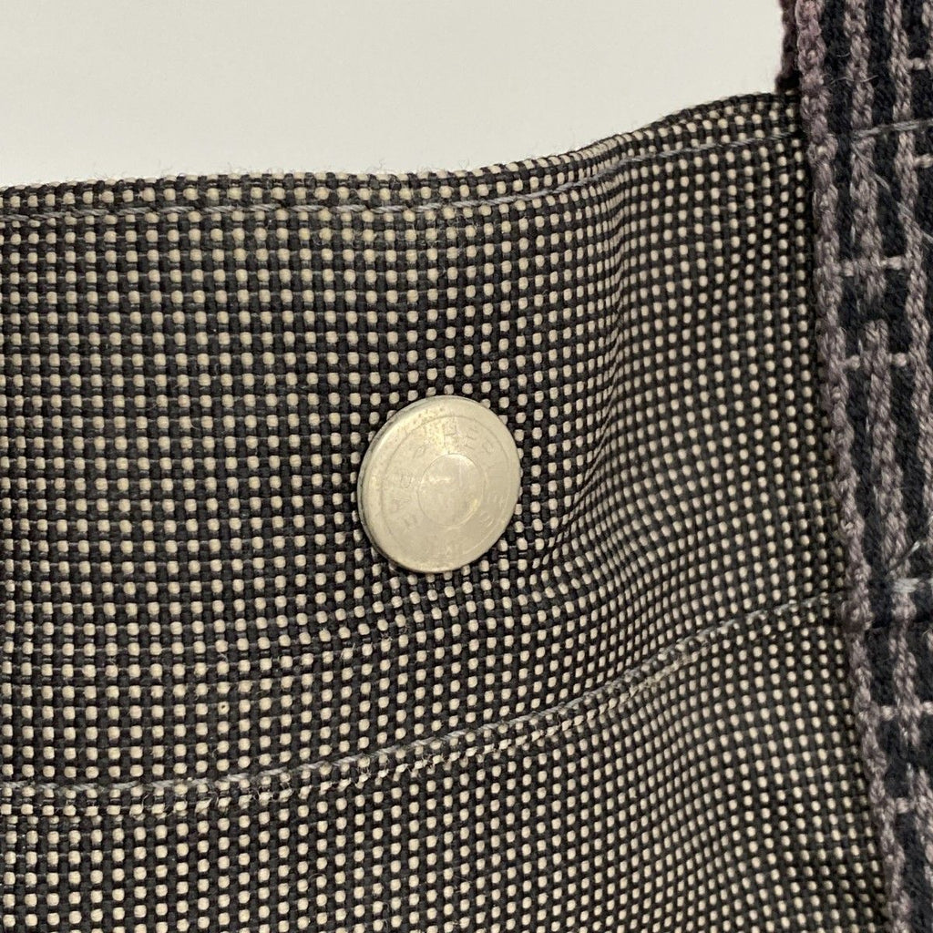 Hermes Tote Her Line MM Canvas Gray Silver — view 9