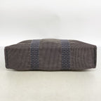 Hermes Tote Her Line MM Canvas Gray Silver — view 3