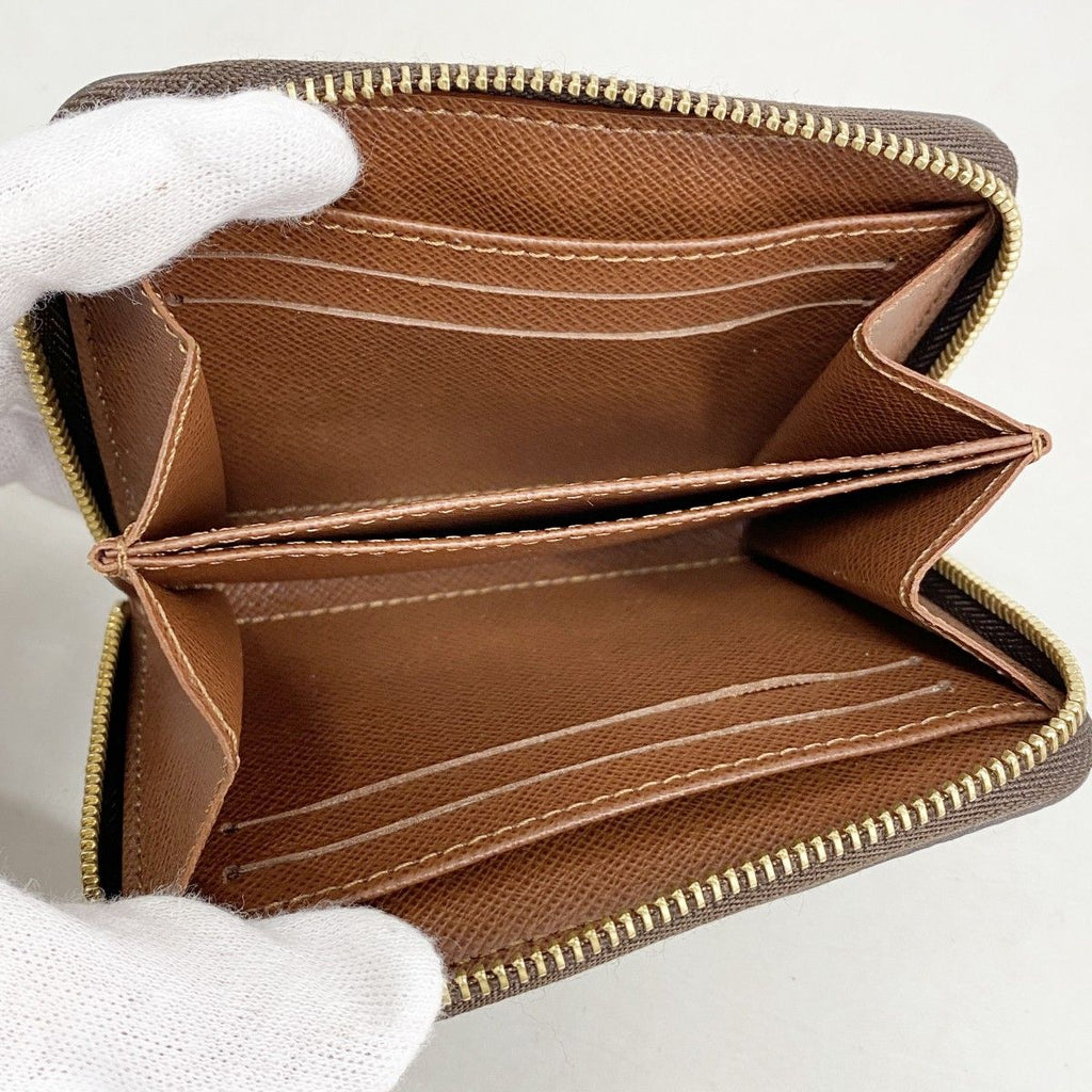 Louis Vuitton Coin Case Monogram Zippy Purse Brown — view 3