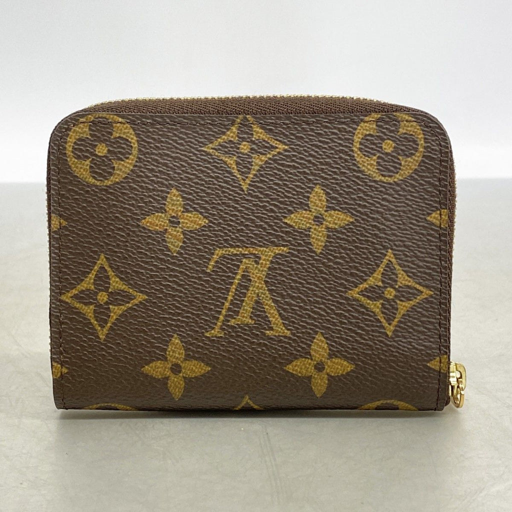 Louis Vuitton Coin Case Monogram Zippy Purse Brown — view 6