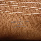 Louis Vuitton Coin Case Monogram Zippy Purse Brown — view 4