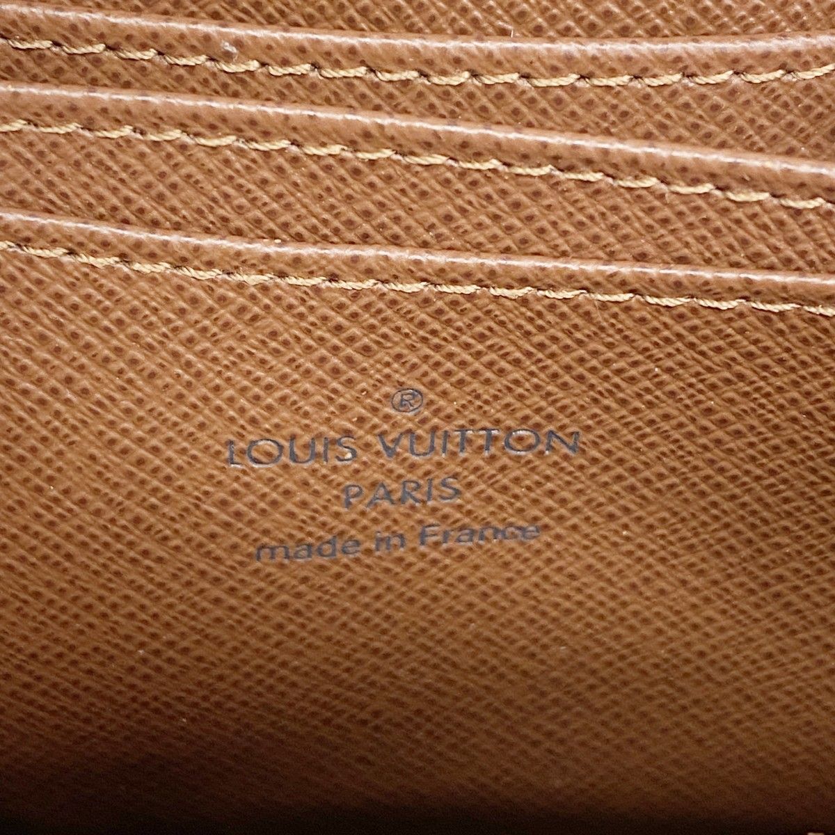 Louis Vuitton Coin Case Monogram Zippy Purse Brown — view 4