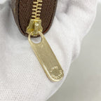 Louis Vuitton Coin Case Monogram Zippy Purse Brown — view 5