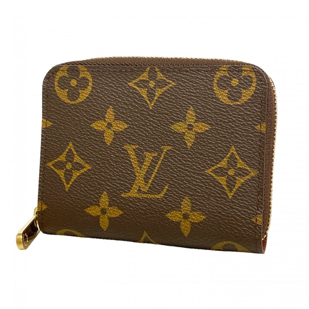 Louis Vuitton Coin Case Monogram Zippy Purse Brown