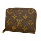 Louis Vuitton Coin Case Monogram Zippy Purse Brown