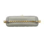 Chanel Shoulder Bag Che Blanc Lambskin Gray Gold — view 3