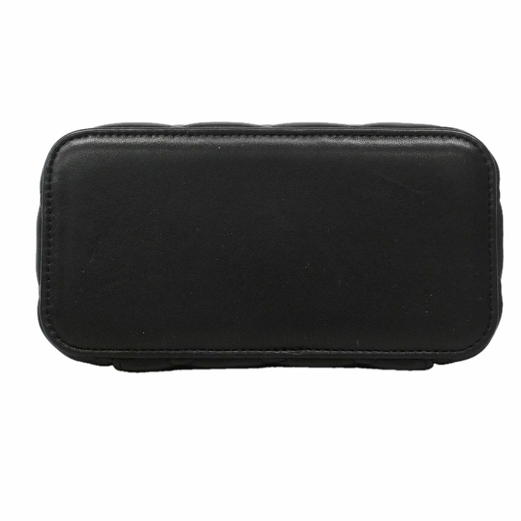 Chanel Vanity Bag Quilted Lambskin Black Gold 2-Way — view 3