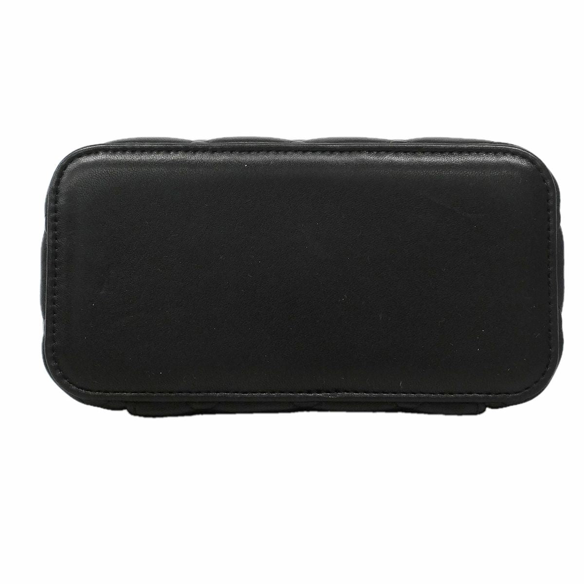 Chanel Vanity Bag Quilted Lambskin Black Gold 2-Way — view 3