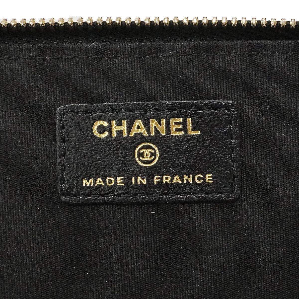 Chanel Vanity Bag Quilted Lambskin Black Gold 2-Way — view 5