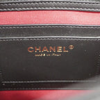 Chanel Backpack Quilted Caviar Leather Black Champagne Gold — view 5