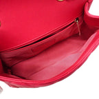 Chanel Shoulder Bag Quilted Lambskin Pink Champagne Gold — view 4