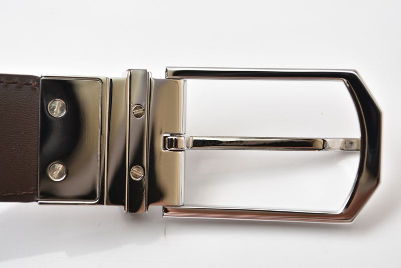 Louis Vuitton Belt Damier Reversible Leather Black Brown 90 — view 5