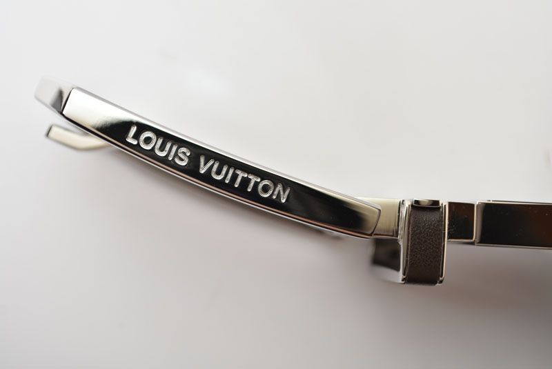 Louis Vuitton Belt Damier Reversible Leather Black Brown 90 — view 4