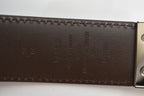 Louis Vuitton Belt Damier Reversible Leather Black Brown 90 — view 6