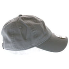 Saint Laurent Paris New Era Logo Baseball Cap Hat Cotton Gray — view 3