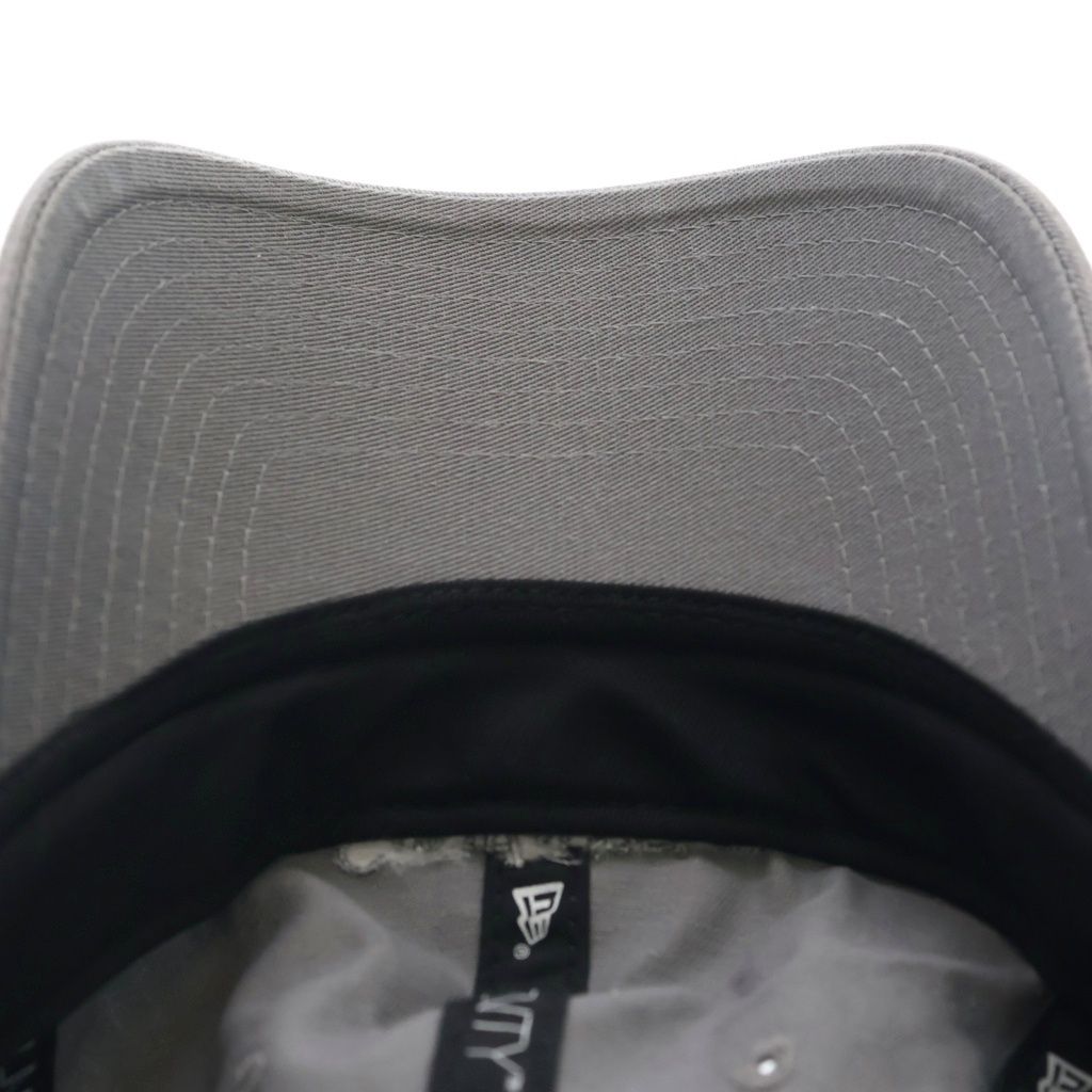 Saint Laurent Paris New Era Logo Baseball Cap Hat Cotton Gray — view 6