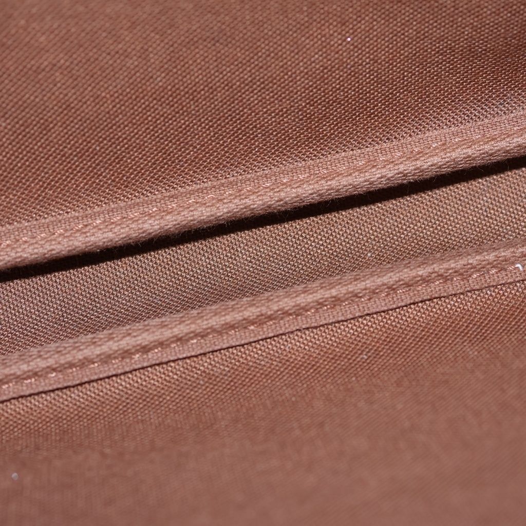 Louis Vuitton Monogram Accessoire Handbag Brown Leather Gold — view 9