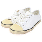 Celine Blank Canvas Low Cut Sneakers White — view 2
