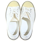 Celine Blank Canvas Low Cut Sneakers White — view 4