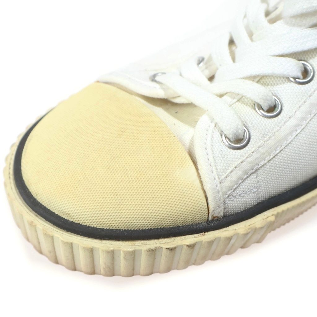 Celine Blank Canvas Low Cut Sneakers White — view 6