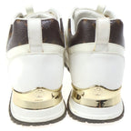 Louis Vuitton Monogram Canvas Run Away Line Low Cut Sneakers White Leather — view 3