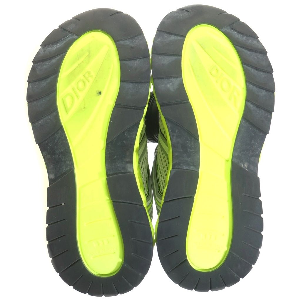 Dior 35 Nxxt Sneakers Technical Fabric Gray Yellow — view 5