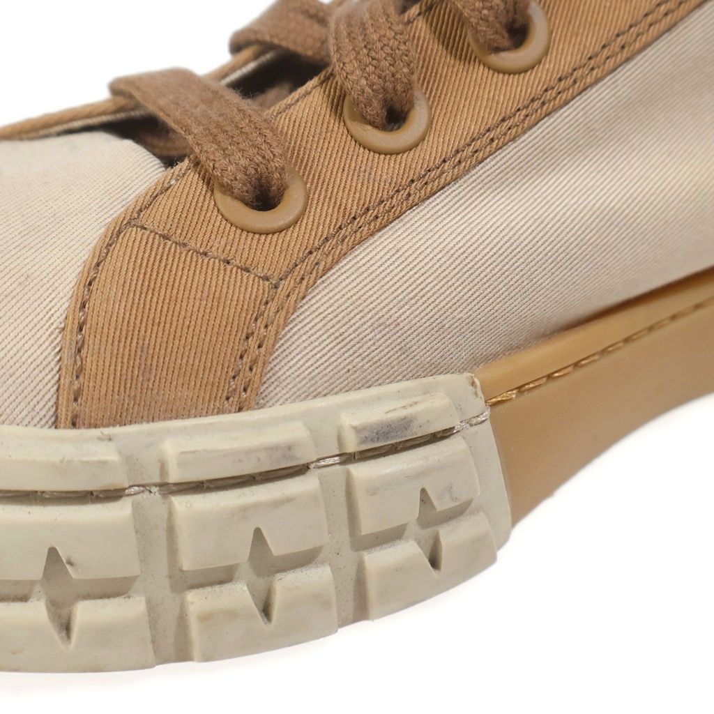 Prada High Cut Sneakers Beige — view 6